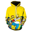 The Simpsons hoodies men women sweatshirts printed 3d hooded pullover hooded casual streetwear | Vimost Shop.