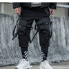 Ribbons Multi Pockets Cargo Pants Men Harajuku Casual Track Trouser Hip Hop Streetwear Techwear Pants Joggers Men | Vimost Shop.