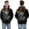 Men/Women 3d Hoodies Metal Skulls kiss Print women Hooded Hoodies Thin 3d Sweatshirts Hoody Hip hop Tops | Vimost Shop.