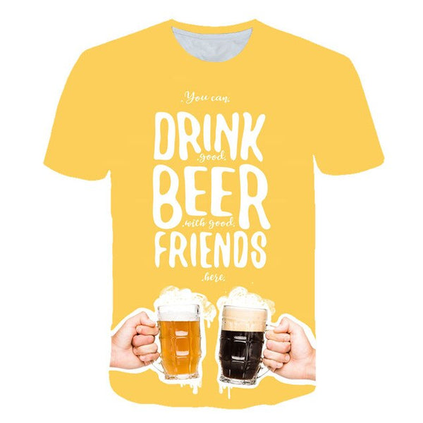 Fruits Food 3D t shirt Men Cans of Beer Printed Hip Hop Crewneck short Sleeve Men/Women t-shirt tee tops Wholesale | Vimost Shop.