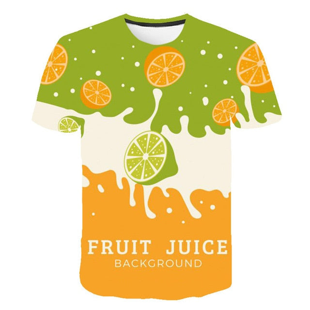 Fruits Food 3D t shirt Men Cans of Beer Printed Hip Hop Crewneck short Sleeve Men/Women t-shirt tee tops Wholesale | Vimost Shop.