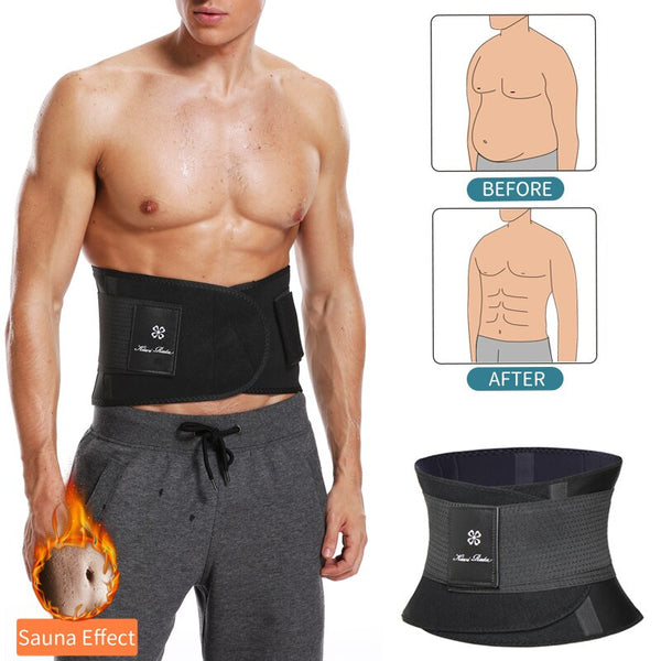 Mens Waist Trainer Abdomen Slimming Body Shaper Belly Shapers Modeling Belt Weight Loss Shapewear Sweat Girdle Slim Trimmer Belt | Vimost Shop.