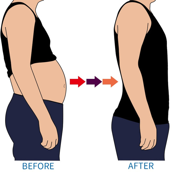 Mens Waist Trainer Abdomen Slimming Body Shaper Belly Shapers Modeling Belt Weight Loss Shapewear Sweat Girdle Slim Trimmer Belt | Vimost Shop.