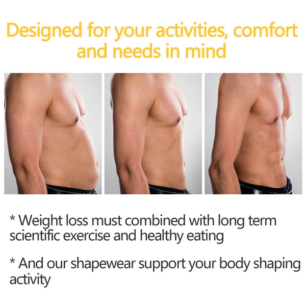 Mens Waist Trainer Abdomen Slimming Body Shaper Belly Shapers Modeling Belt Weight Loss Shapewear Sweat Girdle Slim Trimmer Belt | Vimost Shop.