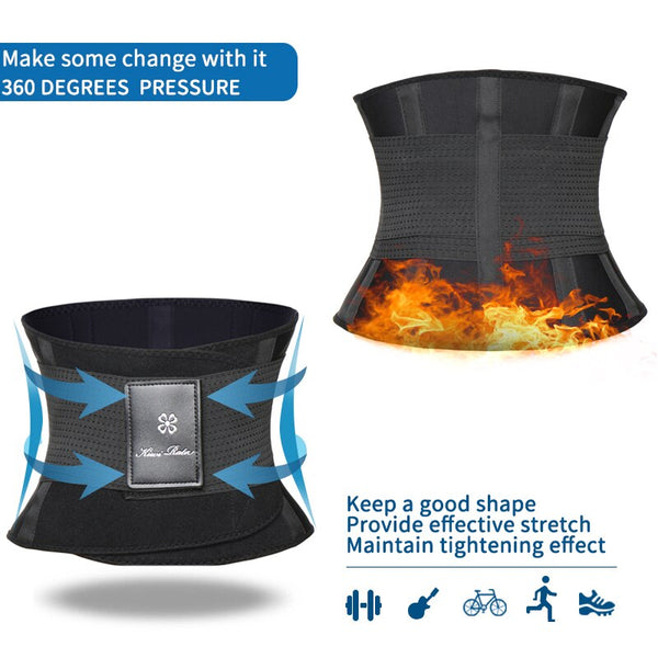 Mens Waist Trainer Abdomen Slimming Body Shaper Belly Shapers Modeling Belt Weight Loss Shapewear Sweat Girdle Slim Trimmer Belt | Vimost Shop.