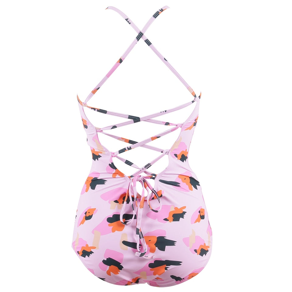 Sexy One Piece Swimsuit Push Up Swimwear Women | Vimost Shop.