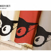Funny Anime Cat Print O-Neck Fitness Black Tshirt Men White Oversized Hip-hop Cotton Tees Male Summer Streetwear Fashion T shirt | Vimost Shop.