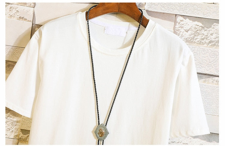 Funny Anime Cat Print O-Neck Fitness Black Tshirt Men White Oversized Hip-hop Cotton Tees Male Summer Streetwear Fashion T shirt | Vimost Shop.