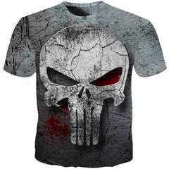 3d Skull T Shirt Men 3d Full Print Tees Shirt Homme Punisher 3d T Shirt Fitness Compression Men T Shirt Plus Size