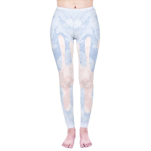 Fashion Women Legging Pink Tropics Printing With Multicolor Pattern Leggins High Elasticity Legins Fitness Pants Leggings | Vimost Shop.