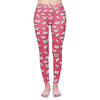 Fashion Women Legging Pink Tropics Printing With Multicolor Pattern Leggins High Elasticity Legins Fitness Pants Leggings | Vimost Shop.