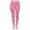 Fashion Women Legging Pink Tropics Printing With Multicolor Pattern Leggins High Elasticity Legins Fitness Pants Leggings | Vimost Shop.