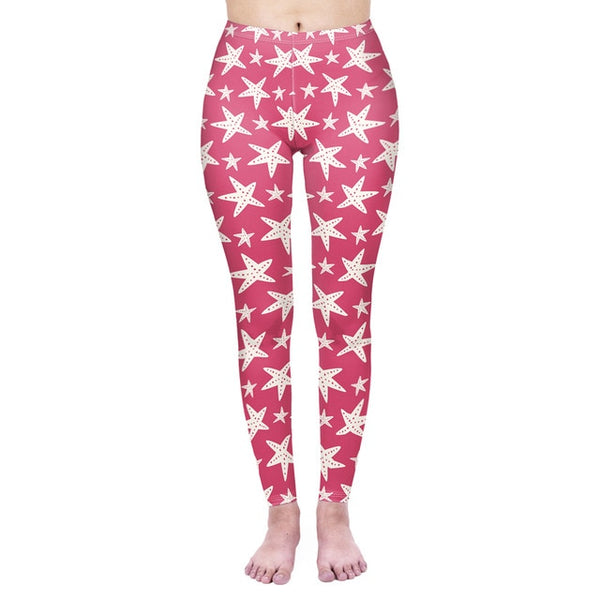 Fashion Women Legging Pink Tropics Printing With Multicolor Pattern Leggins High Elasticity Legins Fitness Pants Leggings | Vimost Shop.