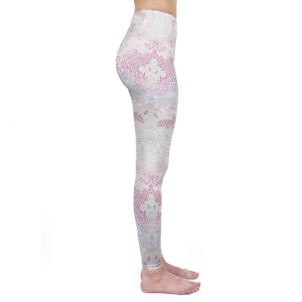 Fashion Women Legging Pink Tropics Printing With Multicolor Pattern Leggins High Elasticity Legins Fitness Pants Leggings | Vimost Shop.