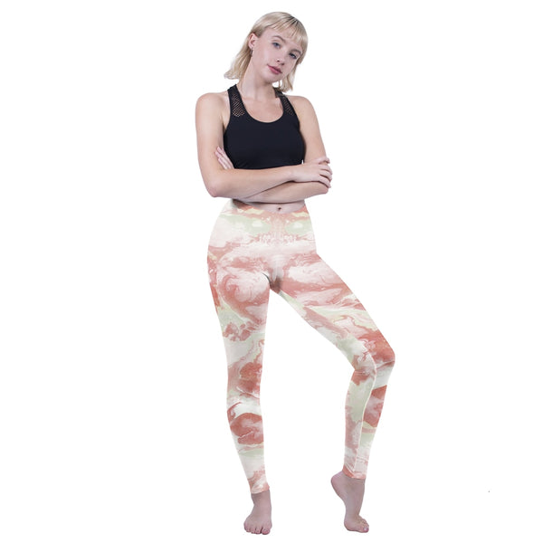 Fashion Women Legging Pink Tropics Printing With Multicolor Pattern Leggins High Elasticity Legins Fitness Pants Leggings | Vimost Shop.