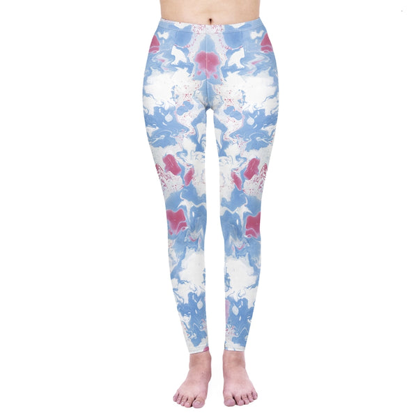 Fashion Women Legging Pink Tropics Printing With Multicolor Pattern Leggins High Elasticity Legins Fitness Pants Leggings | Vimost Shop.