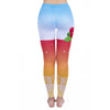Fashion Women Legging Pink Tropics Printing With Multicolor Pattern Leggins High Elasticity Legins Fitness Pants Leggings | Vimost Shop.