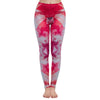 Fashion Women Legging Pink Tropics Printing With Multicolor Pattern Leggins High Elasticity Legins Fitness Pants Leggings | Vimost Shop.