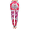 Fashion Women Legging Pink Tropics Printing With Multicolor Pattern Leggins High Elasticity Legins Fitness Pants Leggings | Vimost Shop.