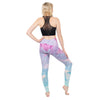 Fashion Women Legging Pink Tropics Printing With Multicolor Pattern Leggins High Elasticity Legins Fitness Pants Leggings | Vimost Shop.
