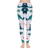 Fashion Women Legging Pink Tropics Printing With Multicolor Pattern Leggins High Elasticity Legins Fitness Pants Leggings | Vimost Shop.