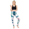 Fashion Women Legging Pink Tropics Printing With Multicolor Pattern Leggins High Elasticity Legins Fitness Pants Leggings | Vimost Shop.