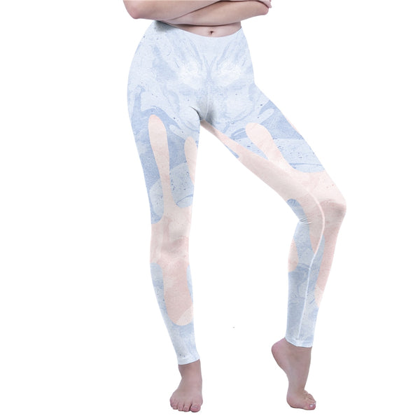 Fashion Women Legging Pink Tropics Printing With Multicolor Pattern Leggins High Elasticity Legins Fitness Pants Leggings | Vimost Shop.