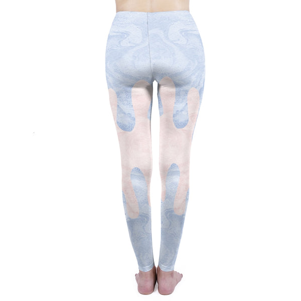 Fashion Women Legging Pink Tropics Printing With Multicolor Pattern Leggins High Elasticity Legins Fitness Pants Leggings | Vimost Shop.