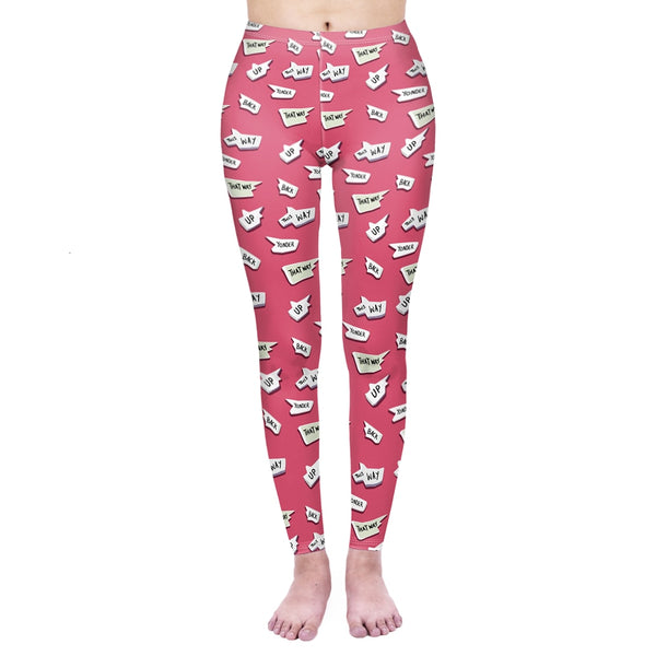 Fashion Women Legging Pink Tropics Printing With Multicolor Pattern Leggins High Elasticity Legins Fitness Pants Leggings | Vimost Shop.