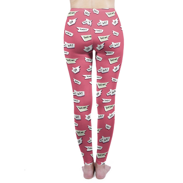 Fashion Women Legging Pink Tropics Printing With Multicolor Pattern Leggins High Elasticity Legins Fitness Pants Leggings | Vimost Shop.