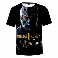 Summer 3D Mortal Kombat 11 T Shirt Men Women Popular T Shirt High Quality Soft Classic Harajuku Mortal Kombat 11 Top