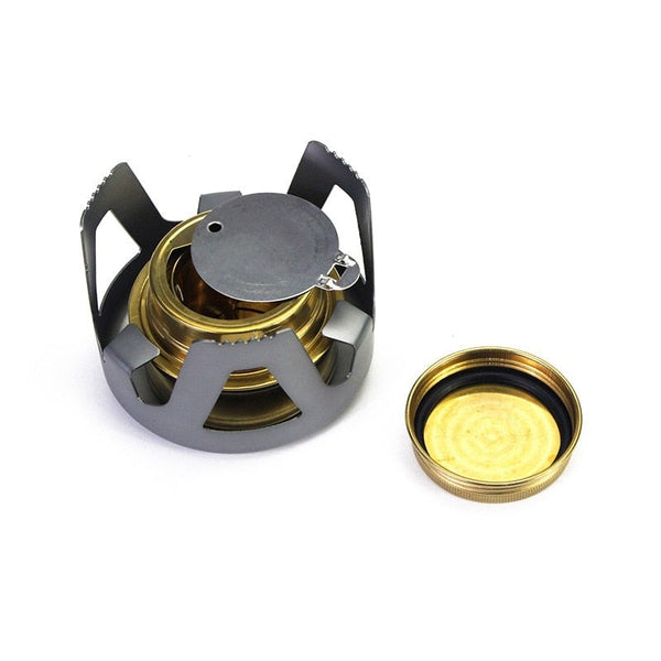 High Quality Outdoor Picnic Stove New Mini Ultra-light Spirit Combustor Alcohol Stove Camping Furnace Camping Portable Folding