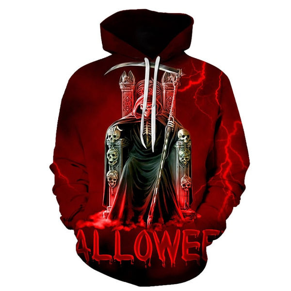 3D Print Wound Horror Blood Hoodies Sweatshirts Women Men I'M FINE Letter Hoodie Jumper Tracksuit Pullover Cosplay Women Tops | Vimost Shop.