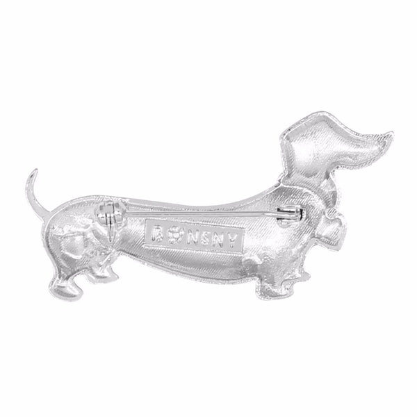 Statement Alloy Enamel Smile Dachshund Dog Brooches Clothes Scarf Decoration Jewelry Pin For Women Girls Gift Bijoux | Vimost Shop.