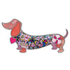 Statement Alloy Enamel Smile Dachshund Dog Brooches Clothes Scarf Decoration Jewelry Pin For Women Girls Gift Bijoux | Vimost Shop.