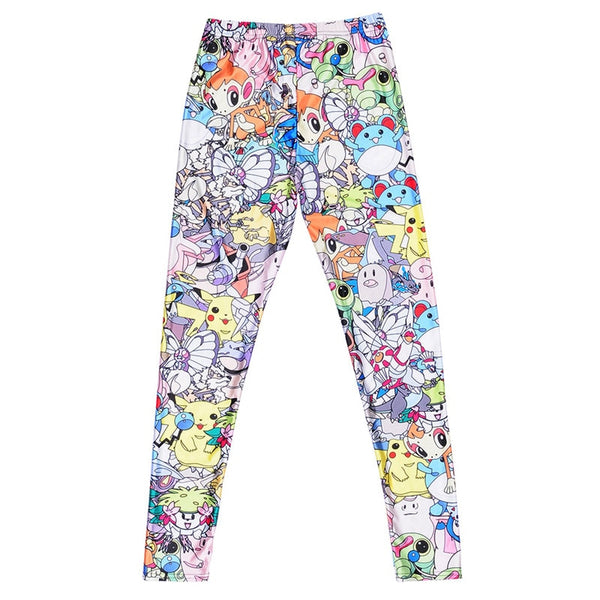 Leggings New arrival Women Slim Leggings Fashion Pokemon Digital Printing LEGGINGS Size S-4XL Drop shipping | Vimost Shop.