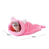 Warm Coral Fleece Cat Sleeping Bag Bed For Puppy Small Dogs Pets Cat Mat Bed Kennel House Soft Warm Sleeping Bed Pets Products | Vimost Shop.