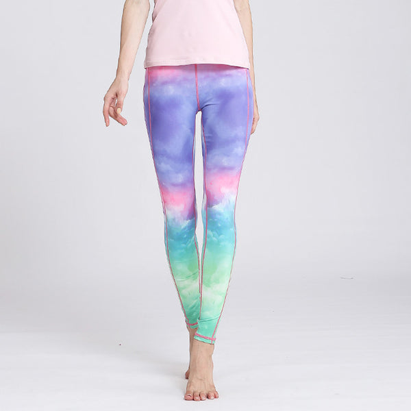 Fast Dry Women Yoga Pants Workout Print Gym Leggings | Vimost Shop.