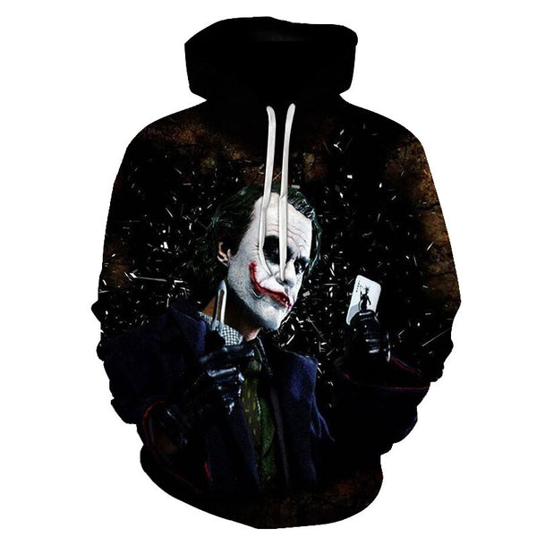 joker 3D Print Sweatshirt Hoodies Men and women Hip Hop Funny Autumn Streetwear Hoodies Sweatshirt For Couples Clothes | Vimost Shop.