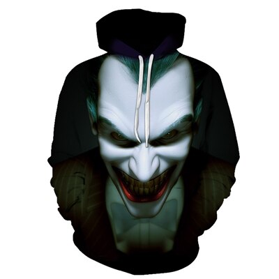joker 3D Print Sweatshirt Hoodies Men and women Hip Hop Funny Autumn Streetwear Hoodies Sweatshirt For Couples Clothes | Vimost Shop.