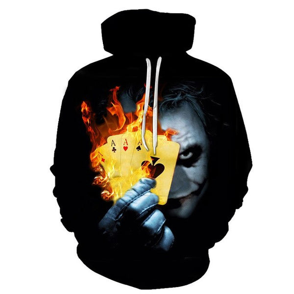 joker 3D Print Sweatshirt Hoodies Men and women Hip Hop Funny Autumn Streetwear Hoodies Sweatshirt For Couples Clothes | Vimost Shop.
