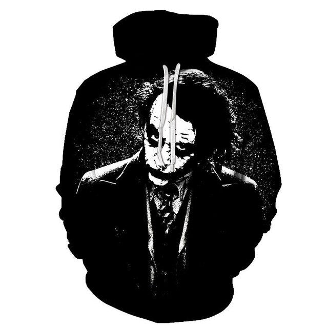 joker 3D Print Sweatshirt Hoodies Men and women Hip Hop Funny Autumn Streetwear Hoodies Sweatshirt For Couples Clothes | Vimost Shop.