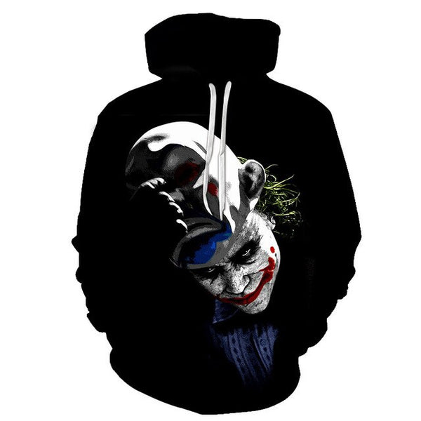joker 3D Print Sweatshirt Hoodies Men and women Hip Hop Funny Autumn Streetwear Hoodies Sweatshirt For Couples Clothes | Vimost Shop.