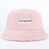Faux Fur Winter Bucket Hat For Women Girl Fashion Solid Thickened Soft Warm Fishing Cap Outdoor Lady Plush Fluffy Panama | Vimost Shop.