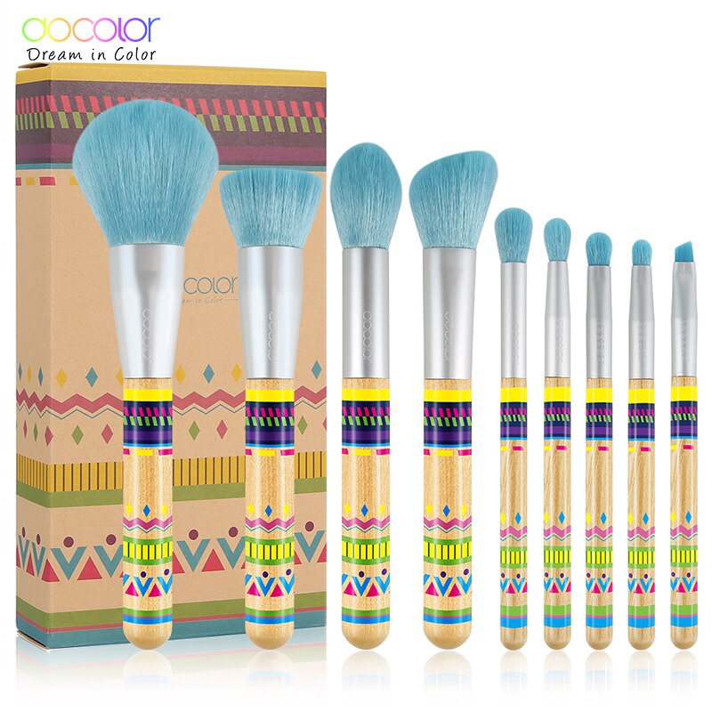 9Pcs Makeup brushes Professional Beauty Make up brush set Synthetic hair Foundation Powder Eye Shadow Blush brushes | Vimost Shop.