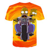 Men T-Shirt Funny Homer Simpson And his Son 3D Printed Shorts Sleeve T-shirt Fashion Casual Tops & Tees Brand Unisex Clothing | Vimost Shop.