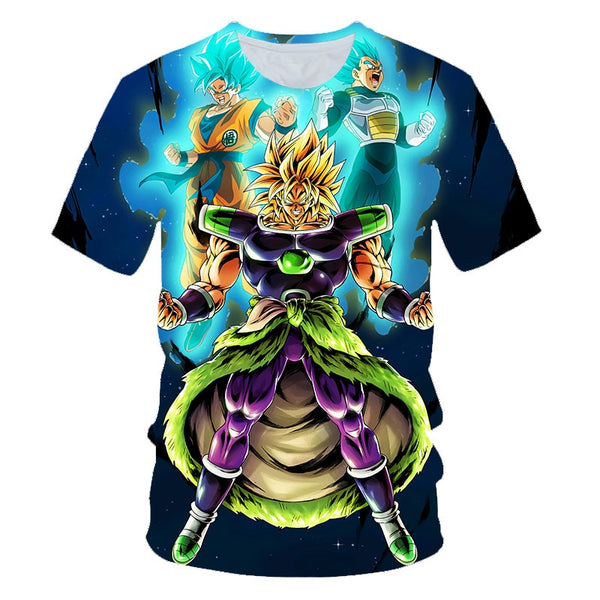 New Arrival Cool Goku Dragon Ball Z 3d T Shirt Summer Fashionable Short Sleeve Tee Tops Men Anime DBZ Harajuku T-Shirts Kid | Vimost Shop.