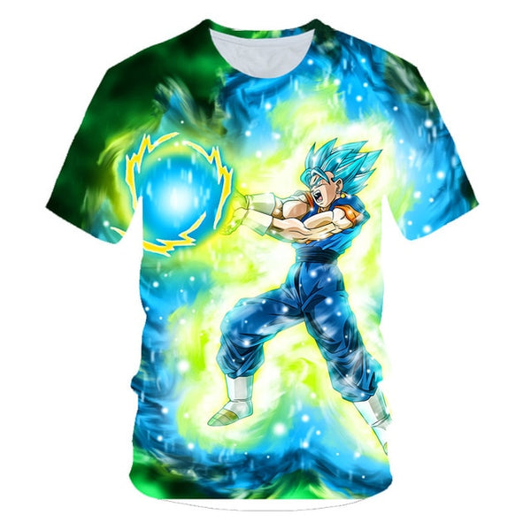 New Arrival Cool Goku Dragon Ball Z 3d T Shirt Summer Fashionable Short Sleeve Tee Tops Men Anime DBZ Harajuku T-Shirts Kid | Vimost Shop.