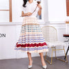 Pleated Skirt Girl Female Long Skirt Women for Girls | Vimost Shop.