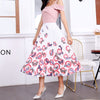 Pleated Skirt Girl Female Long Skirt Women for Girls | Vimost Shop.